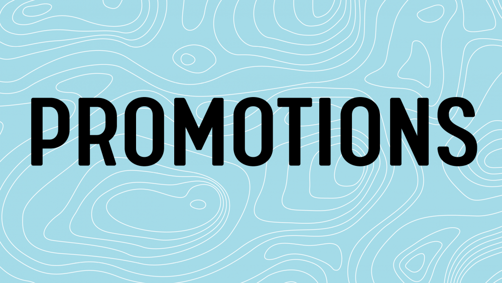 PROMOTIONS AND NEW  HIRES ANNOUNCED